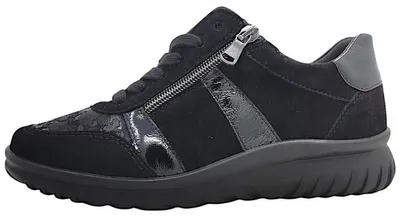 Image de Chaussures à lacets Semler noires, taille 39
