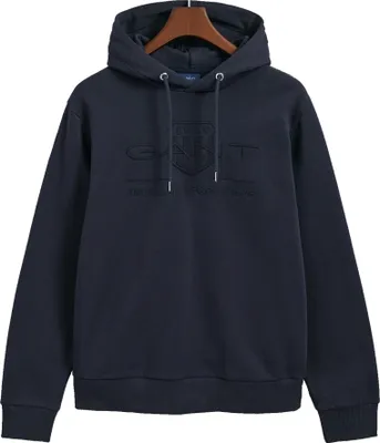 Produktbild von Gant Tonal Regular Fit Kapuzenpullover Blau L Mann Blau L
