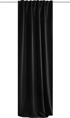 Produktbild von HOME WOHNIDEEN Fertigschal Akustik "Acustico" 245 x 135 cm 1x Akustikschal Schwarz