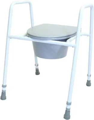 Produktbild von Famanu Toilettensitzrahmen höhenverstellbar - mit WC-Brille