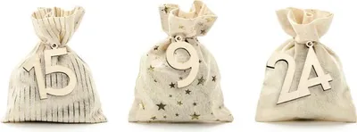 Produktbild von Adventskalender-Tüten, Mix (1 Karton / 10 Stück)