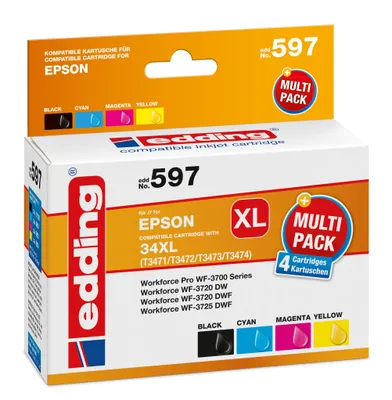 A product box for printer ink cartridges.