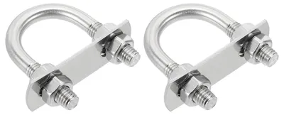Productafbeelding van Set van 2 U-bolzen M8 met bevestigingsmateriaal voor diverse toepassingen