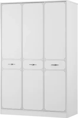 Immagine prodotto di Armadio in legno Armadio in legno bianco a 3 ante design