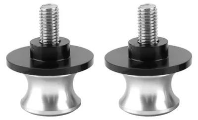 Productafbeelding van 2 stuks 8 mm CNC-achterstandaard voor motorfiets, schokbrekerophanging, schokbrekerbouten (zilver)