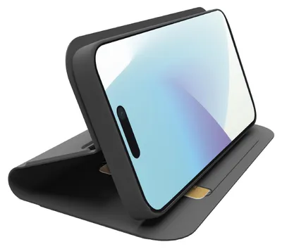 Produktbild von SBS Klapphülle mit Ständer und Soft-Touch-Oberfläche für das iPhone 16 Plus