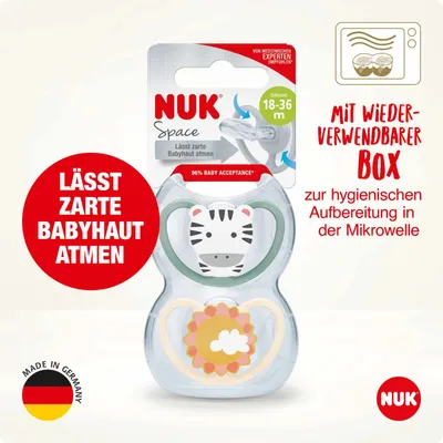 Produktbild von Nuk Beruh.sauger Space Silikon Gr.3