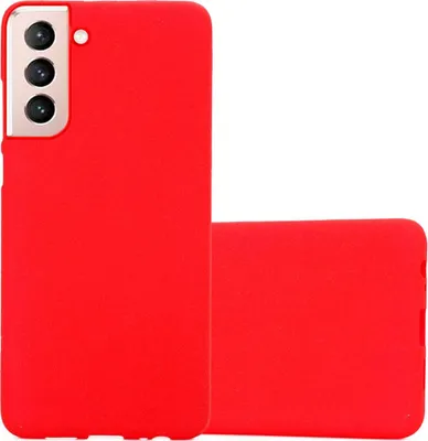 Produktbild von Cadorabo Schutzhülle für Samsung Galaxy S21 5G Hülle in Rot Handyhülle TPU Etui Cover Case