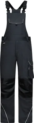 Produktbild von Workwear Pants with Bib - SOLID - carbon, Gr. 28