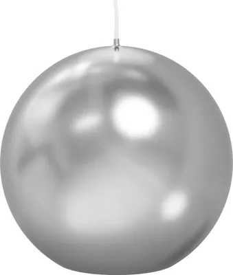 Produktbild von Kugelkerzen Silber Ø 100 mm, 6 Stück