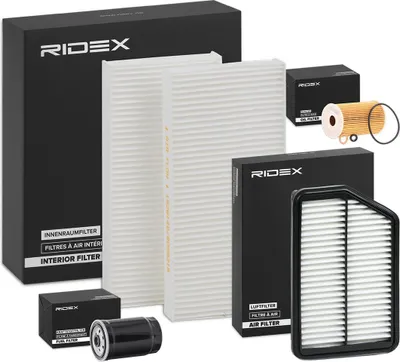 Produktbild von RIDEX Filterset Inspektionspaket Filtersatz für HYUNDAI i40 CW (VF) i40 (VF)