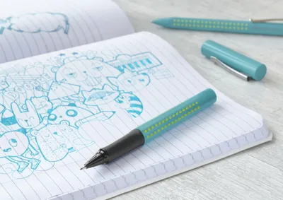 Produktbild von FABER-CASTELL Finewriter GRIP 2010 türkis-hellgrün