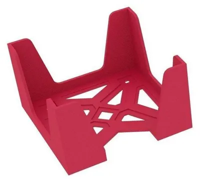 Produktbild von Kartenhalter für 80x80 mm quadratische Spielkarten, 1 Fach, magenta