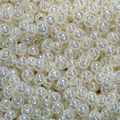 Produktbild von KNORR PRANDELL 213104000 Böhmische Rocailles Ø 25 mm Glas wollweiss