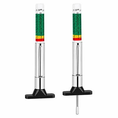 Produktbild von 2er-Set Profiltiefenmesser für Reifen – TIREMETER, KI-generiertes Bild