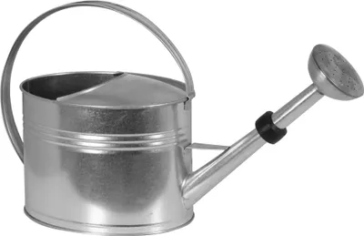 Produktbild von Gießkanne aus Zink mit Brause, oval, Landhausstil 5 Liter