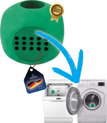 Produktbild von tecuro MagnoFix Waschkugel mit eingebautem Magnet - verringert Verkalkungen in Waschmaschine und Spülmaschine