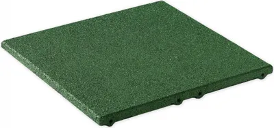 Produktbild von Fallschutzplatte / Gummimatte 500x500x45mm grün