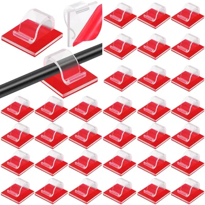 Productafbeelding van 120 Stuks Zelfklevende Kabelclips voor Kabelbeheer