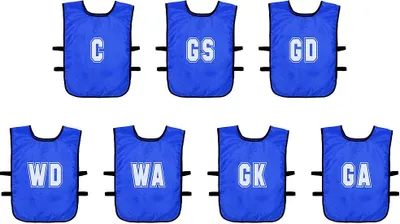 Produktbild von Precision Netball Trainingswesten Mesh 7er-Set für Kinder