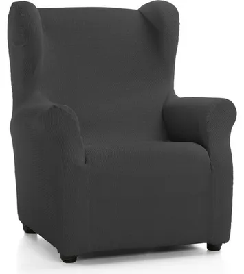 Produktbild von ECOMMERC3 Sofaüberwurf für Ohrensesselbezug - Farbe Anthrazit - rutschfest und s