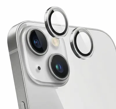 Produktbild von Force Glass, Glas-Folie für Apple iPhone 14/14 Plus Rückkamera, Silber