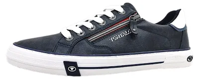 Immagine prodotto di Scarpe da uomo Tom Tailor, modello sportivo con lacci, colore blu, ideali per il tempo libero
