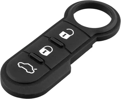 Produktbild von Gummimembran für 3-Tasten-Fernbedienung – Kompatibel mit Fiat 500, Punto, Ducato, Doblo, Citroën Relay, Peugeot Boxer
