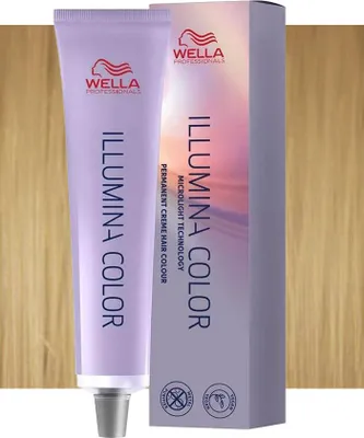 Produktbild von Wella Illumina Color, Blond, 9/7, Frauen, 60 ml, Alle Haare, Farbspeichernd, Schutz, Glanz