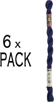 Produktbild von 6x DMC Perlgarn Stärke 8, 25 m, 115AR/8-823, VPE