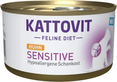 Produktbild von Kattovit - Feline Diet Dose Sensitive 12x85g | Huhn