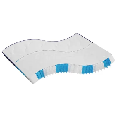 Image de Matelas à ressorts ensachés dureté moyenne 200x200 cm