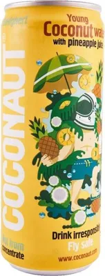 Obrázek produktu pro Coconaut. Woda kokosowa z młodego kokosa z sokiem ananasowym 320ml