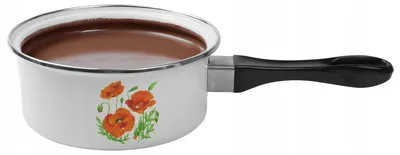 Obrázek produktu pro Silesia Emalia Maki Smaltovaný rendlík 0.9 l 16 cm pro plyn i indukci