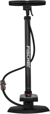Image de Pompe à vélo sur pied avec manomètre - 11 bars - Double tête
