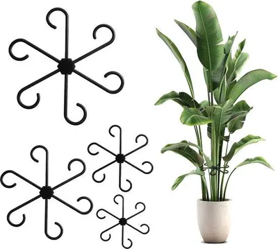Produktbild von Famanu Pflanzenstütze Set von 4 Stück, stabile Pflanzenhalter für Rosen, Tomaten, Monstera und andere Kletterpflanzen