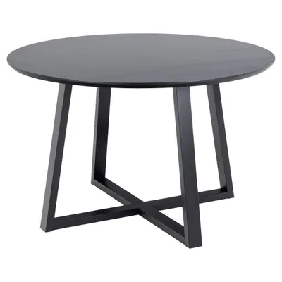 Produktbild von Malika Esstisch Ø120cm schwarz.