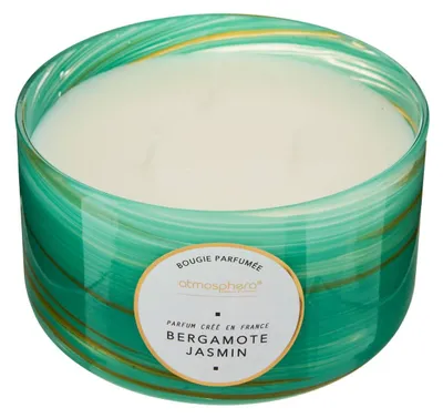 Produktbild von Duftkerze 540g wavy bergamotte jasmin  - Atmosphera créateur d'intérieur