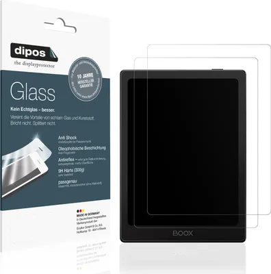 Produktbild von 2x Schutzfolie für Onyx Boox Go 6 matt - Anti-Shock 9H Folie dipos Glass Kunststoffglas