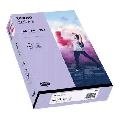 Produktbild von tecno 88324385 Kopierpapier colors violett DIN A4 160 g/qm 250 Blatt