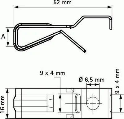 Produktbild von Blechkantenbefestigung WALRAVEN Britclips PCM - 3-10 mm - 52350010