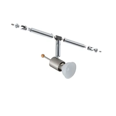 Produktbild von Paulmann Seil- und Schienensystem 2Easy Spot Sheela 5x20W GU5,3 Nickel satiniert 12V Metall