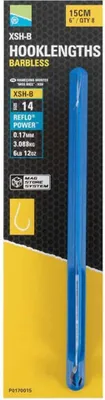 Immagine prodotto di 8 x PRESTON XSH-B SPADE PRESTON  6" 15 cm  BAEBLESS Terminale per pesca con il galleggiante Terminale per pesca con il match #14 / Ø 0,17 mm / 3,09 kg
