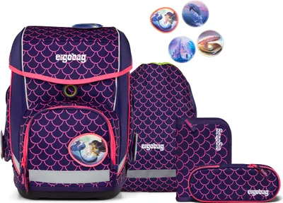 Produktbild von ergobag Schulranzen cubo Set LUMI 28 x 25 x 40