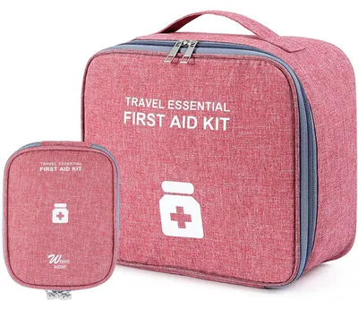 Image de 2 sacs de médicaments - Sac de voyage étanche pour médicaments