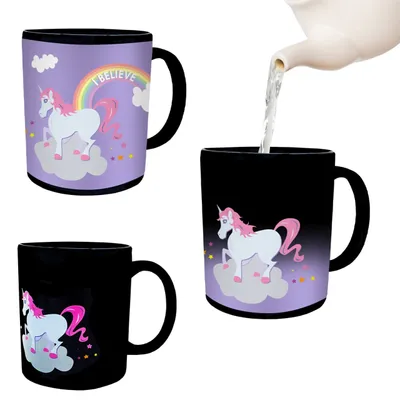 Produktbild von Das letzte Einhorn Tasse Mad Monkey - Tasse Einhorn - mit Farbwechsel multicolor Standard