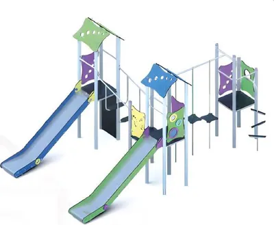 Immagine prodotto di Parco giochi Scivolo Parco giochi Arrampicata Parco giochi per bambini Parco ricreativo