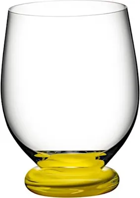 Produktbild von Riedel Fatto A Mano Tumbler Piccolo, Universalbecher, Trinkglas, Whiskyglas, Kristallglas, Gelb, 337 ml, 4900/02Y