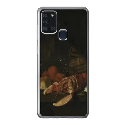 Produktbild von MuchoWow® Handyhülle Schutzhülle Hülle für Samsung Galaxy A21s Stilleben - Gemälde von Jan Davidsz. de Heem Silikon Softcase Handy Hülle - Hartschale
