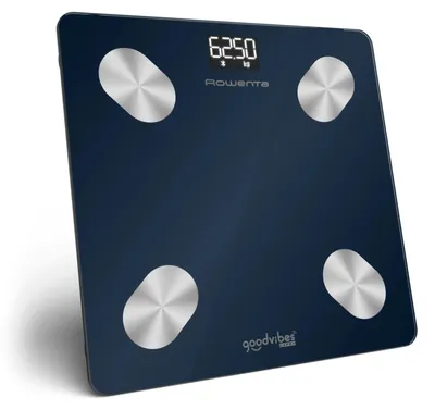 Produktbild von Rowenta Goodvibes Life + 2.0 BR9720, Elektronische Personenwaage, 180 kg, 50 g, Blau, kg, Rechteck